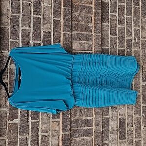 Cato Teal Blue Blouson Dress Size 20W